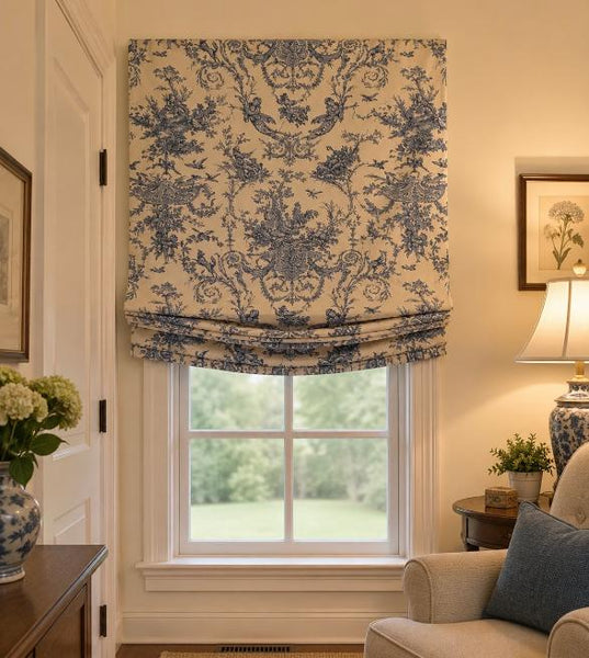 Roman Shade #100  (Toile, Relaxed)