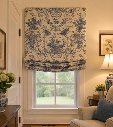 Roman Shade #100  (Toile, Relaxed)