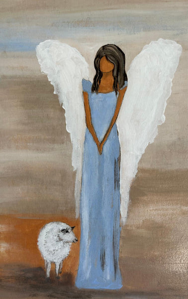 #A6  Angel with Small Sheep
