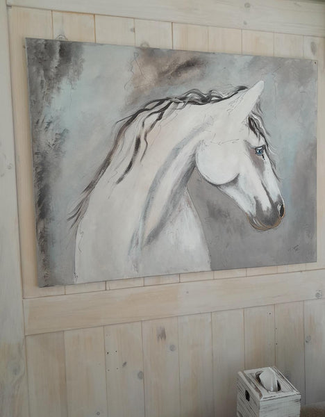 #Art961   Blue-Eyed Horse