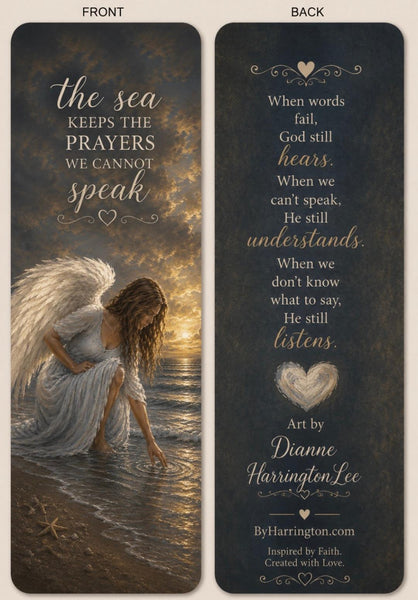 Bookmark -  Angel Touching Water
