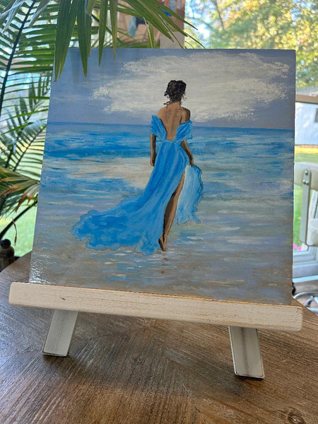 #Art400  Lady in Blue Gown