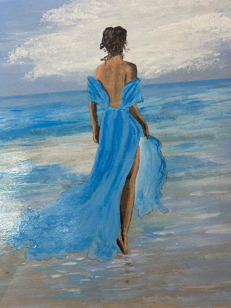 #Art400  Lady in Blue Gown