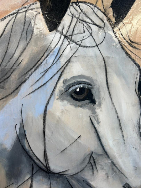 Abstract Horse Painting Kit large