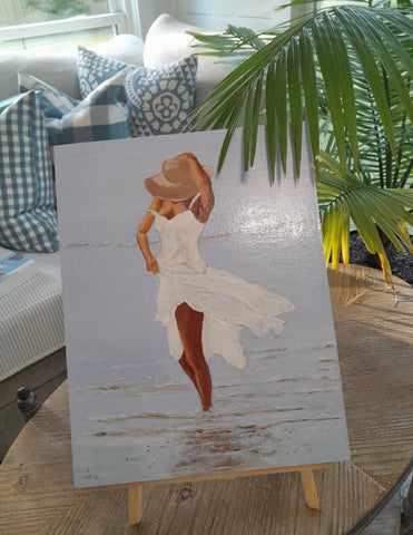 #Art905  Girl in the White Sundress