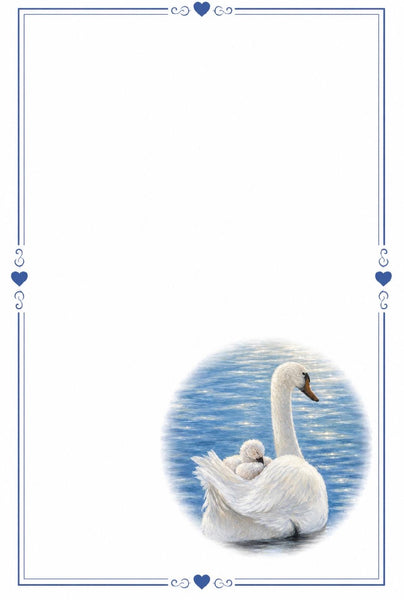 Designer Stationery  - Swan