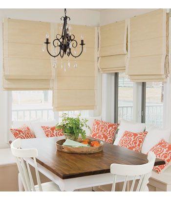 Roman Shade #161 (Canvas with White Webbing)