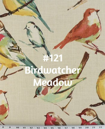 Roman Shade Bird with Burlap Banding #2P118