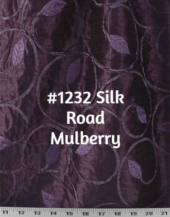 #6P550 Rosewood Colored Faux Silk Curtain (Use Discount Code)