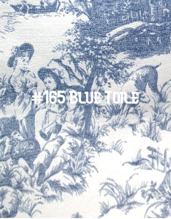 $195.00 Roman Shade with Toile Accent and Rickrack #2P088