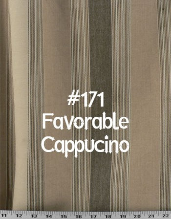 $184.00 Roman Shade Wide Stripe #2P106