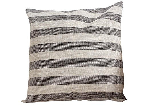 Warmoon Supersoft Stripe Throw Pillow for Couch Sofa Home Decor 18 X 18 Inches