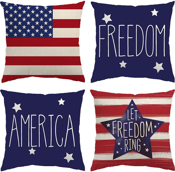TP536  4th of July Throw Pillows