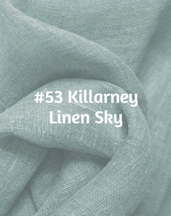Roman Shade #077  (Light & Airy Linen EXCEL Relaxed, Unlined)