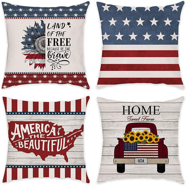 TP540 4th of July Throw Pillows