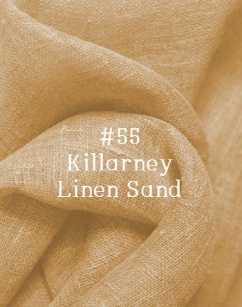 Roman Shade #077  (Light & Airy Linen EXCEL Relaxed, Unlined)