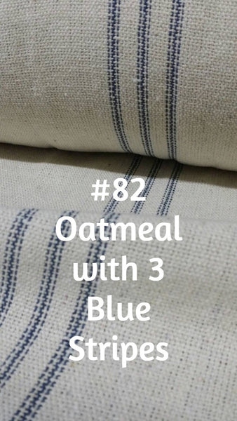 Roman Shade #097 (French "Grain Sack" Relaxed, Lined)  12th Best Seller