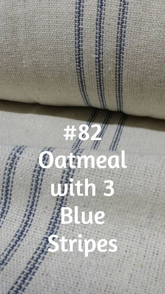 Etsy Info - KIT #096 (French "Grain Sack", Unlined) Roman Shade