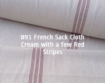 $158.00 Roman Shade French "Grain Sack" Unlined #5P096
