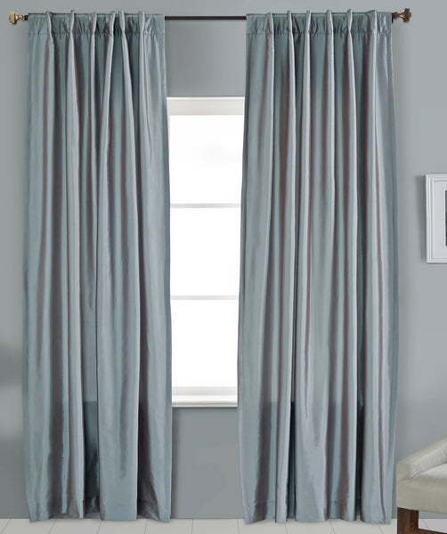 #4P505 Cotton Blend Curtain in Cool Colors (Use Discount Code)