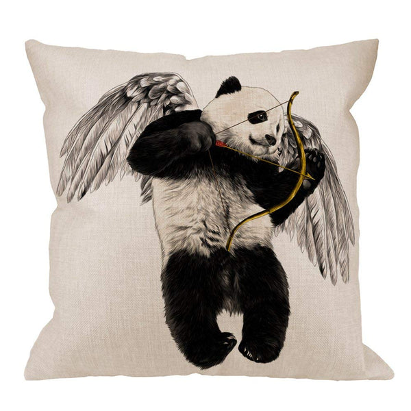 TP44 Panda Throw Pillow