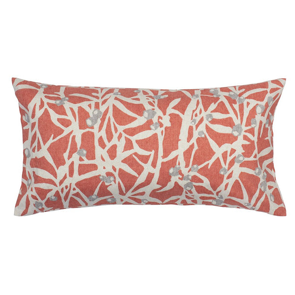 #C4 Coral Berries Throw PILLOW