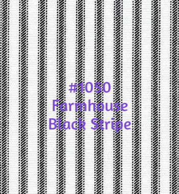 $184.00 Farmhouse Stripes Romans #2P120