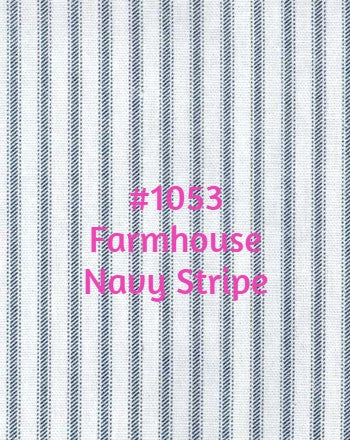 $184.00 Farmhouse Stripes Romans #P120