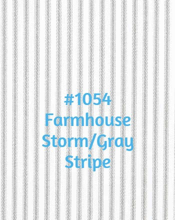 KIT #120 Roman Shade  (Farmhouse Stripes) - Make Your Own & See What You Save