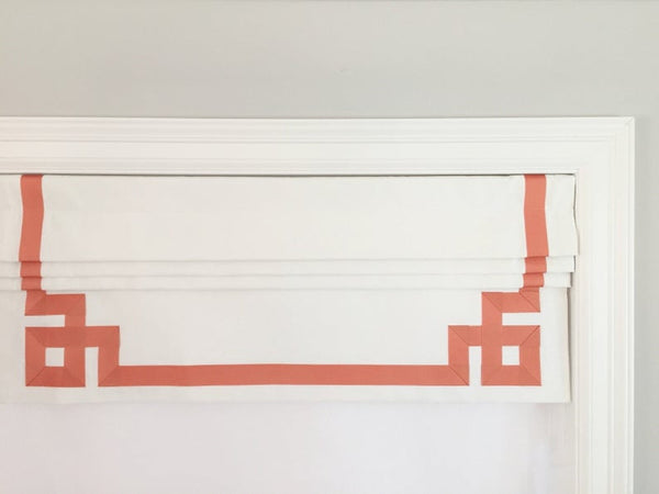 KIT #359 (Grecian Ribbon Design)  Roman Shade - Make Your Own & See What You Save