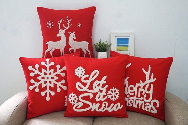 TP125 Beautiful Christmas Throw Pillows Group