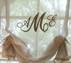 #351 Sheer Relaxed Shade, Monogrammed