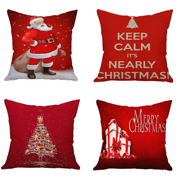TP119 Luxurious Christmas Throw Pillows Group