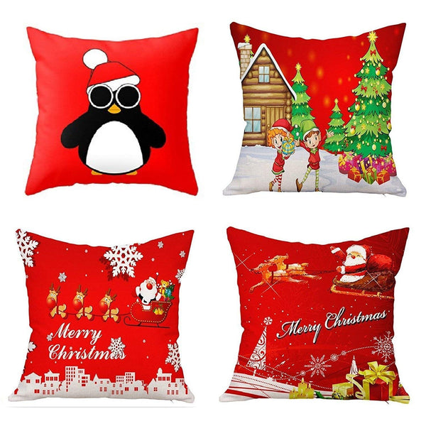 TP123 Merry Christmas Throw Pillows Group