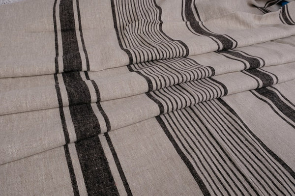 Roman Shade #620  Stripe LINEN