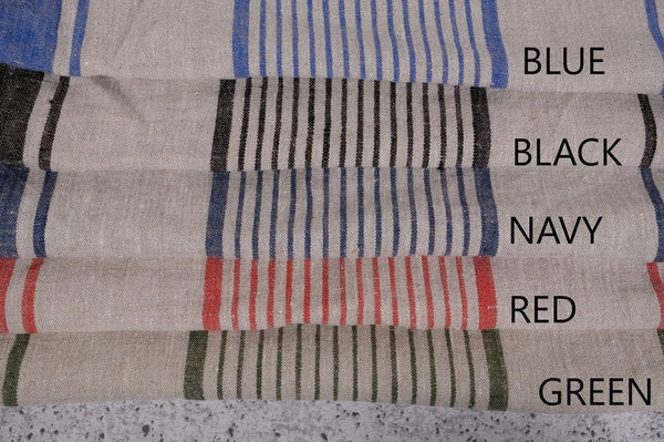 KIT #620 - Roman Shade Stripe LINEN  - Make Your Own & See What You Save