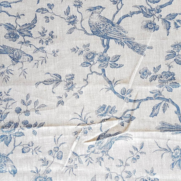KIT #157 Relaxed Roman Shade  (Birds with Trim) - Make Your Own & See What You Save