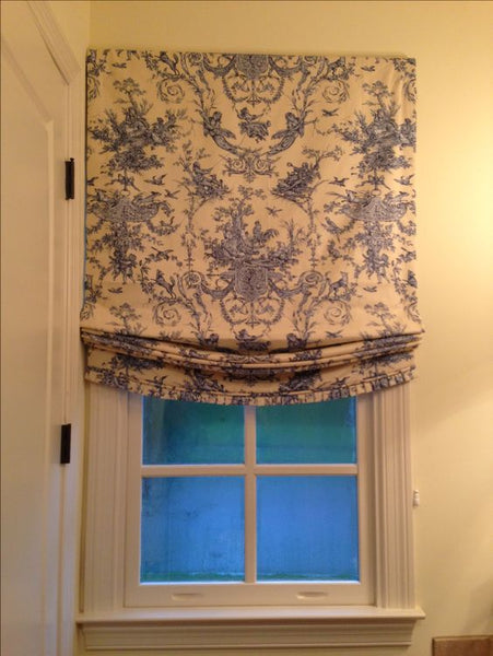 $184.00 Roman Shade Toile Relaxed #4P100