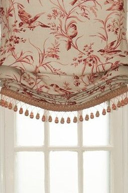 Roman Shade #157 (Birds with Trim)