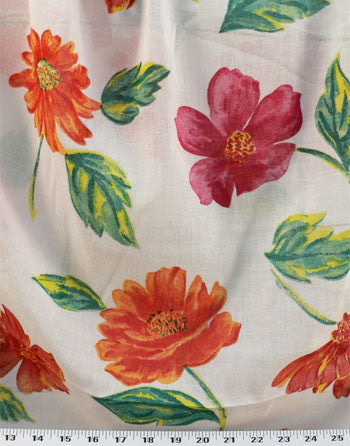 Floral Curtains, with Grommets  ##2002   PAY 1/2 DOWN