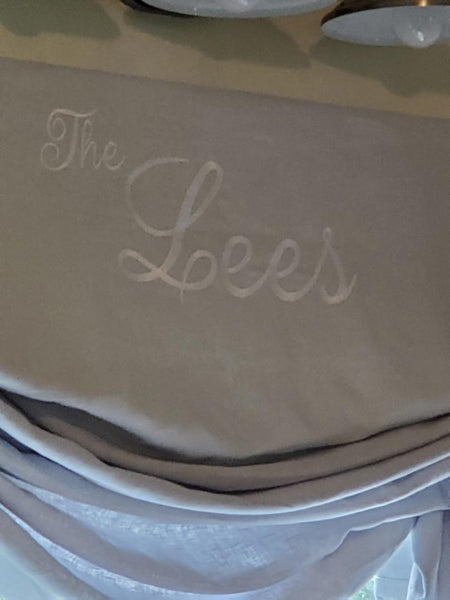 Etsy Info Roman Shade #380  Linen Relaxed Roman, Lined & Monogrammed
