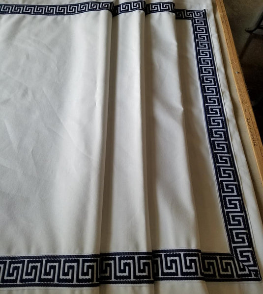 Roman Shade #123  (with Fabulous Greek Key Trims)
