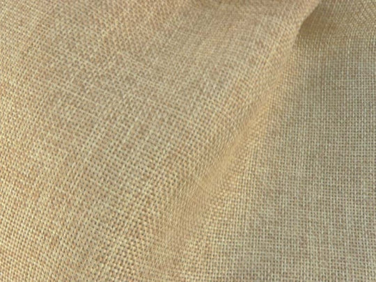 #P2015B Single Window BURLAP Look-A-Like Fabric PLEATED DRAPES